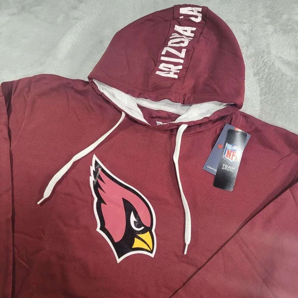 Arizona Cardinals Sweatshirt Mens XL Tall Red NFL Football Fanatics Pullover